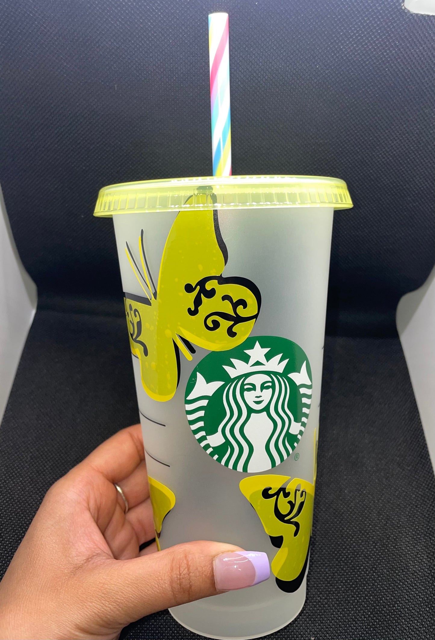 Starbucks customized handmade color changing cups (personalized gifts)