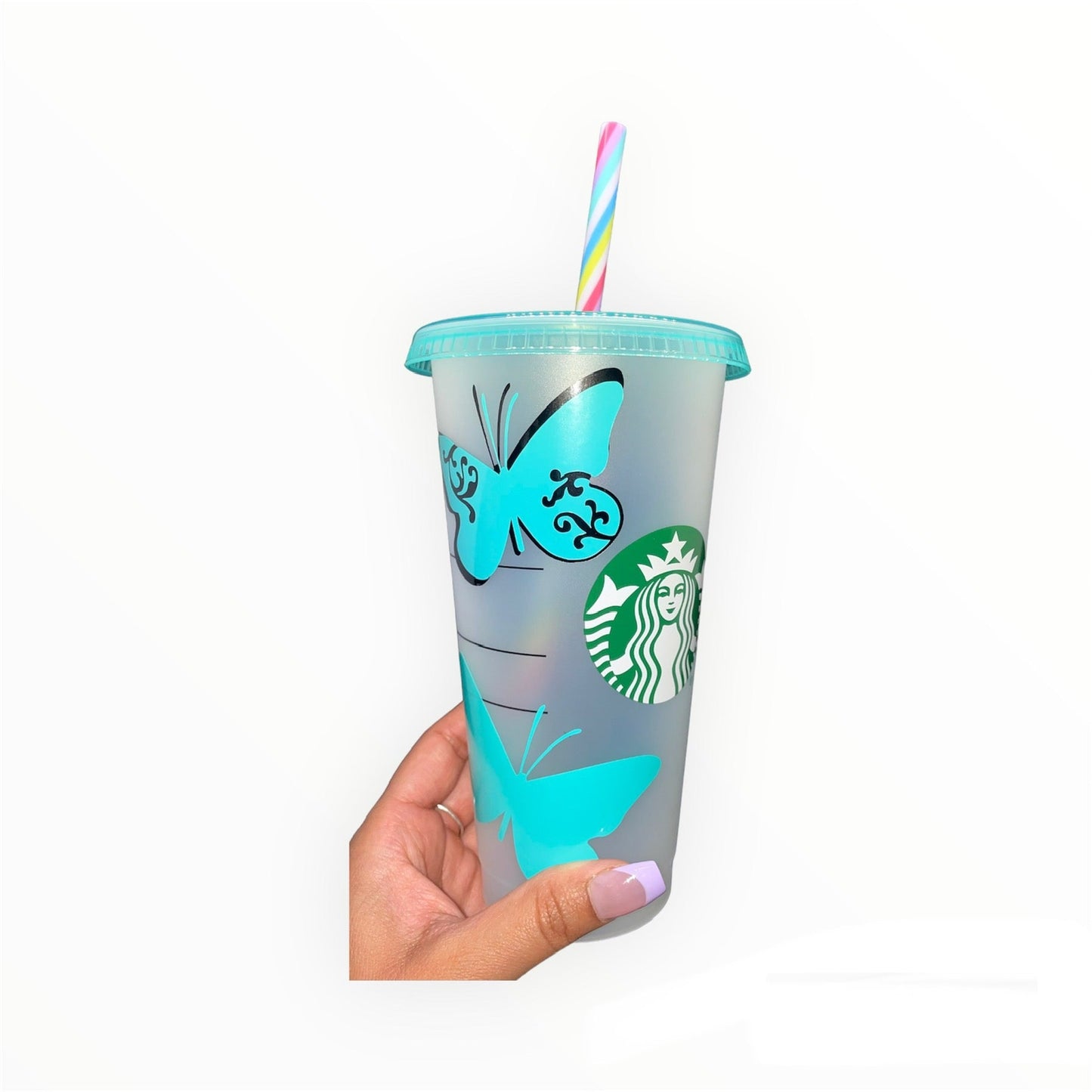 Starbucks customized handmade color changing cups (personalized gifts)