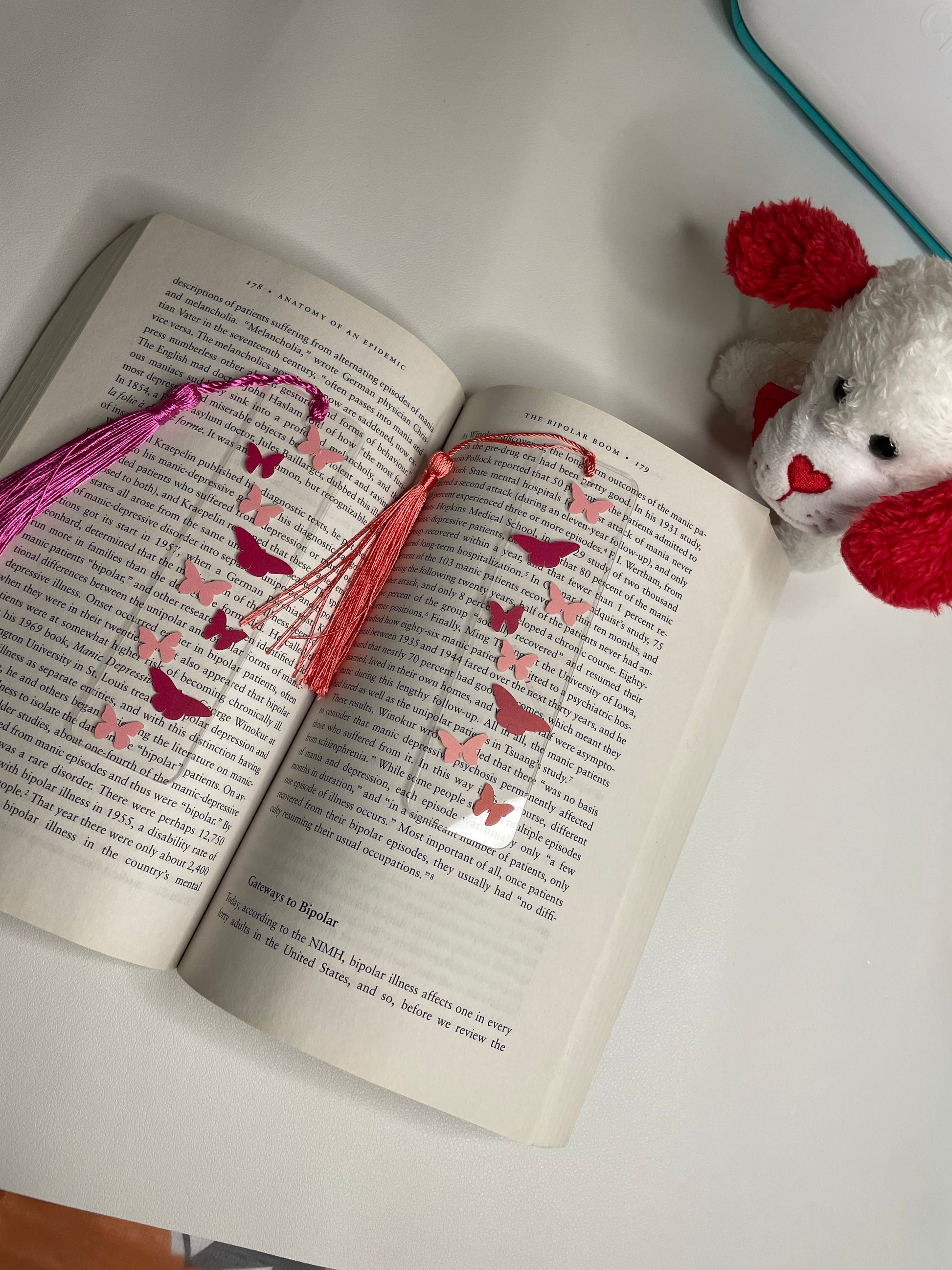 Butterfly custom bookmarks