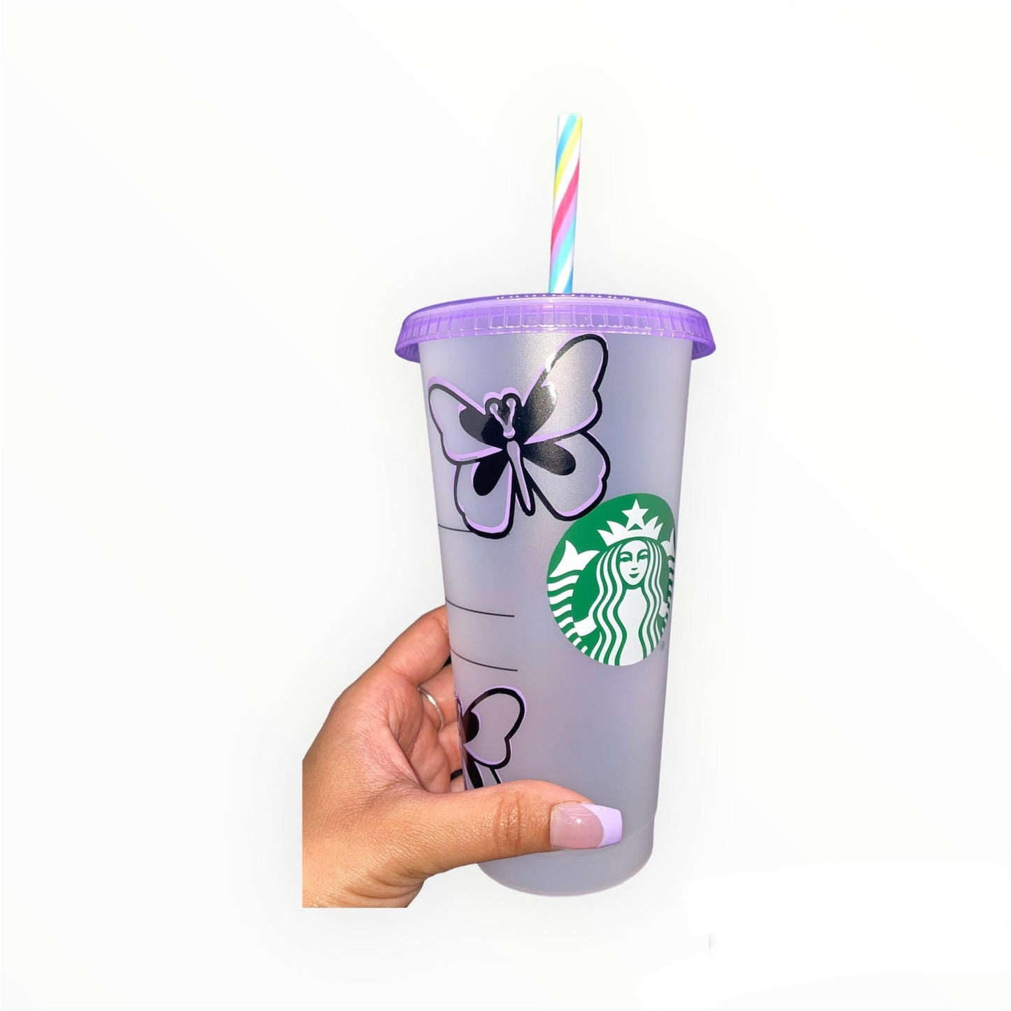 Starbucks customized handmade color changing cups (personalized gifts)