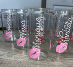 16 OZ Custom named glass can (customized handmade cup)