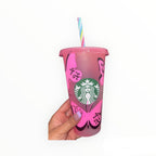 Starbucks customized handmade color changing cups (personalized gifts)