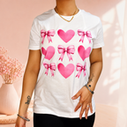 Sweetheart Pink Bow Tee