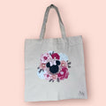 Pink mickey tote bag