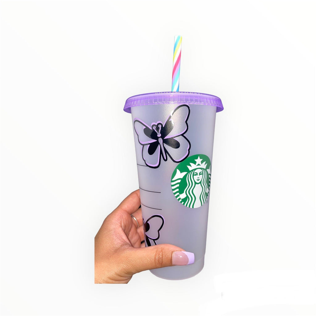 Starbucks customized handmade color changing cups (personalized gifts)