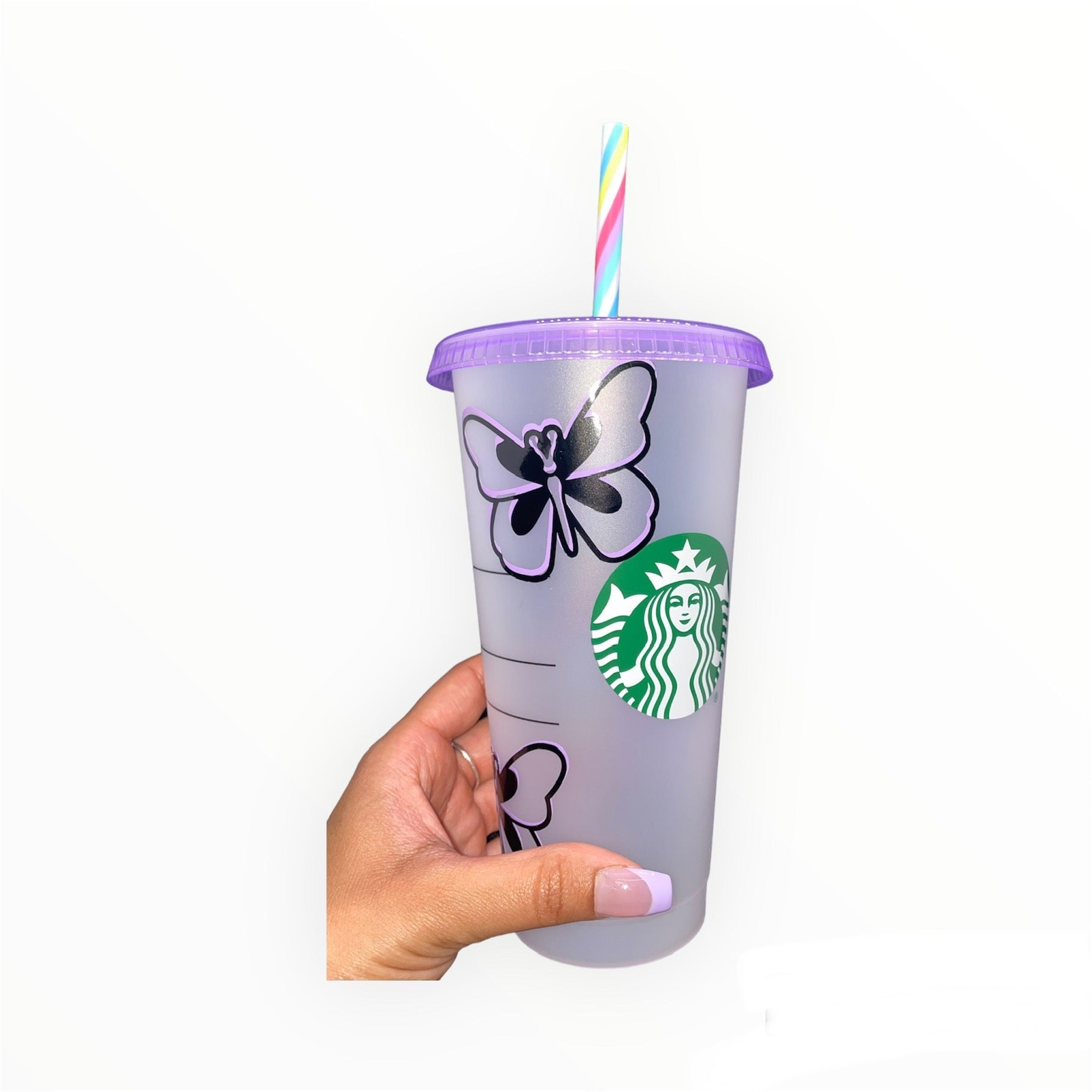 Starbucks customized handmade color changing cups (personalized gifts)