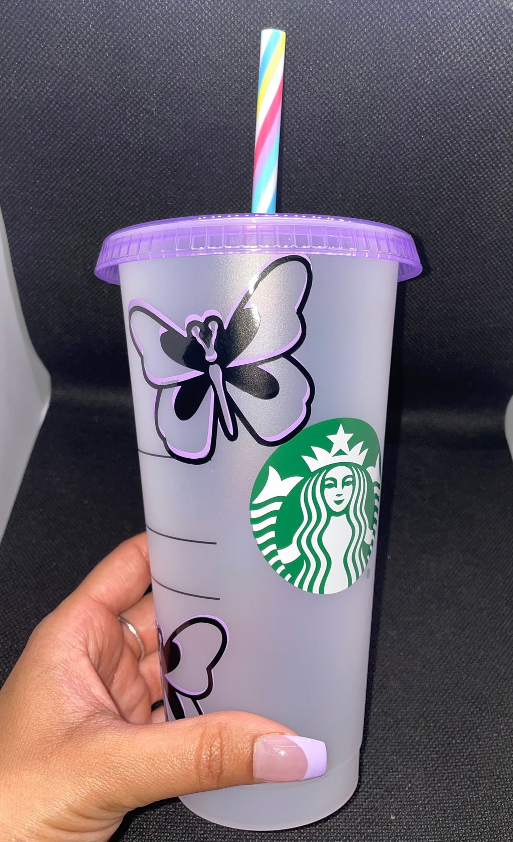 Starbucks customized handmade color changing cups (personalized gifts)