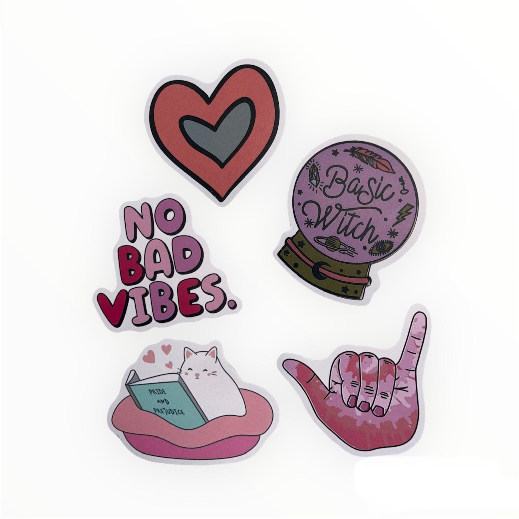 pink stickers