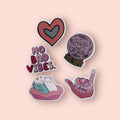 Pink Girly Stickers