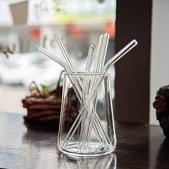1 Pc. Reusable glass STRAW