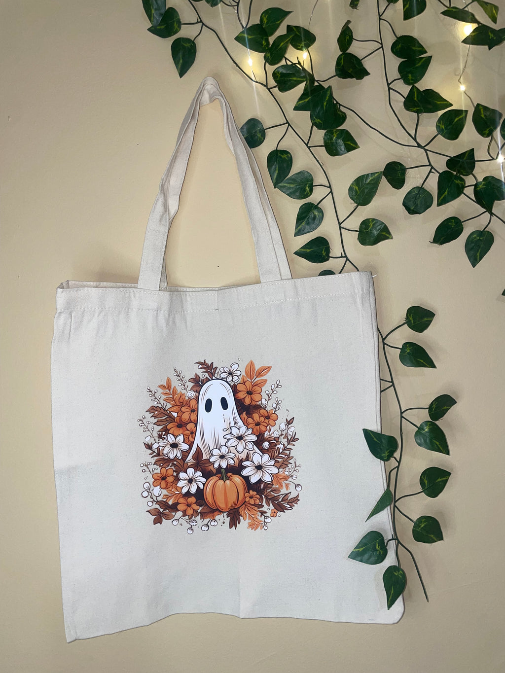 Cozy Halloween Tote Bags